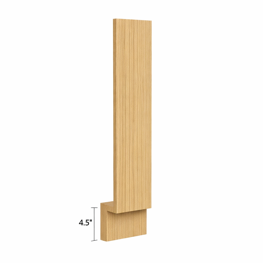 PWO-BF6 Premium White Oak Base Filler 6"