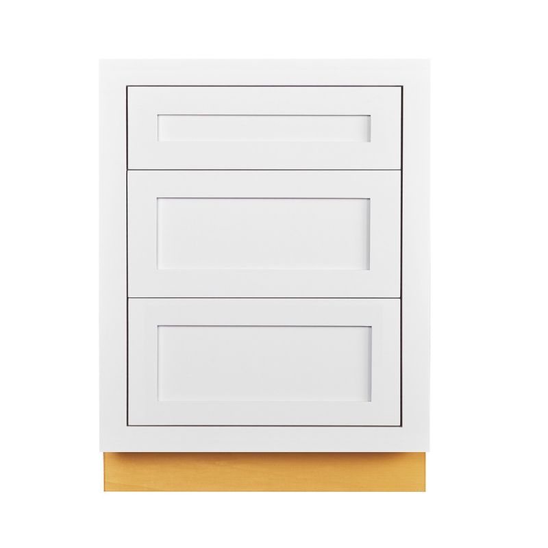 D1-DB24 Snow White Drawer Base 24"