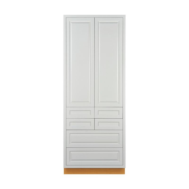 D5-PDC3693 Vintage White Pantry Drawer Cabinet 36"x 93"