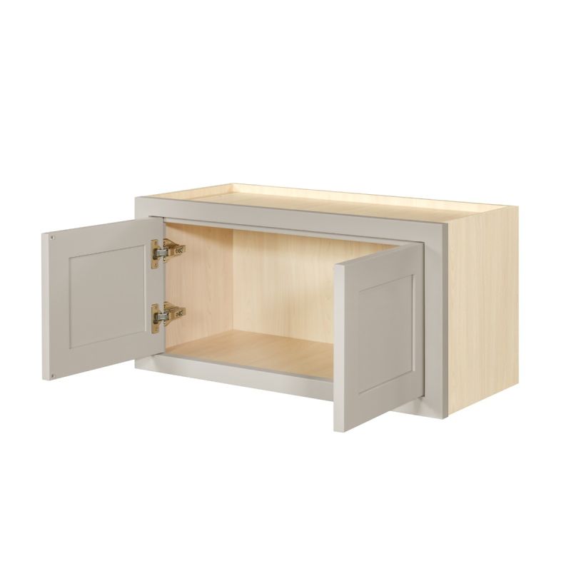 D7-W362124 Tuscan Gray Wall Bridge Cabinet 36" x 21" x 24"