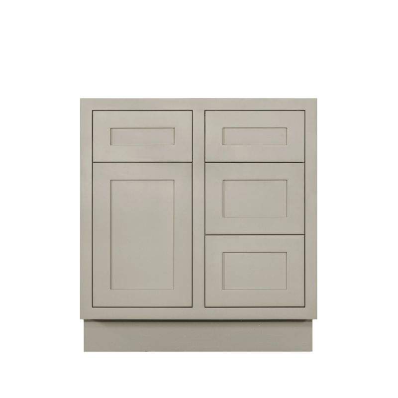 D7-VSD3021R Tuscan Gray Vanity Sink Base drawer  30" Right