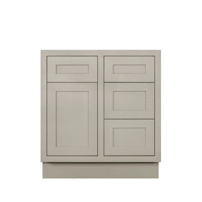 D7-VSD3021R Tuscan Gray Vanity Sink Base drawer  30" Right