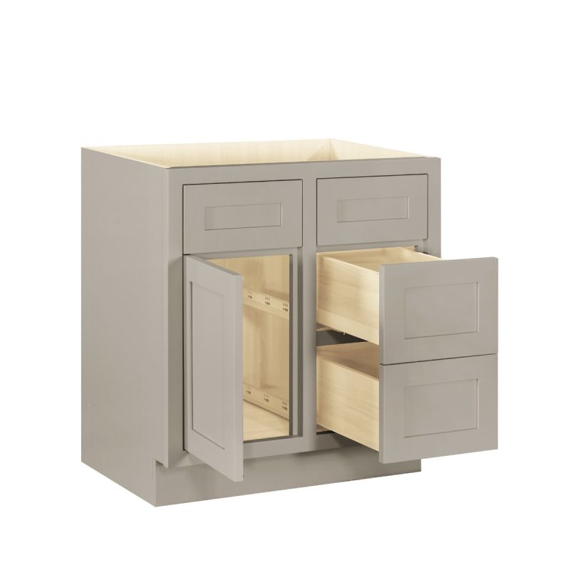 D7-VSD3021R Tuscan Gray Vanity Sink Base drawer  30" Right