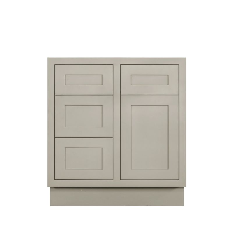 D7-VSD3021L Tuscan Gray Vanity Sink Base drawer  30" Left