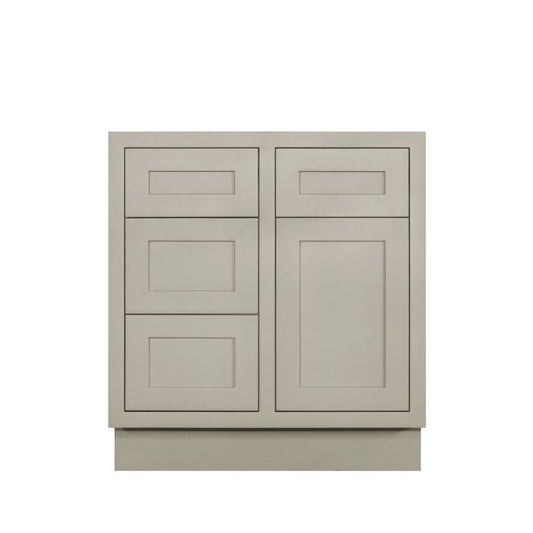 D7-VSD3021L Tuscan Gray Vanity Sink Base drawer  30" Left