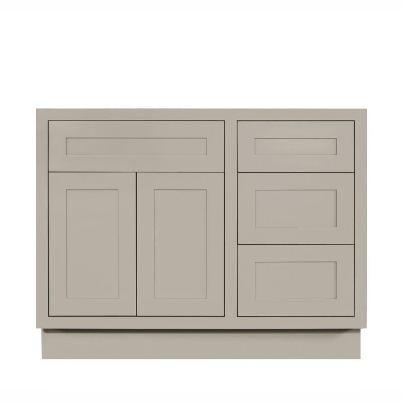 D7-VSD4221R Tuscan Gray Vanity Sink Base drawer  42" Right