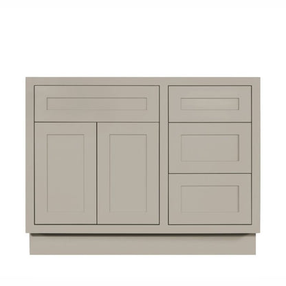 D7-VSD4221R Tuscan Gray Vanity Sink Base drawer  42" Right