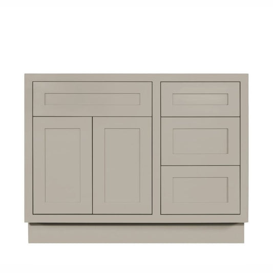 D7-VSD4221R Tuscan Gray Vanity Sink Base drawer  42" Right