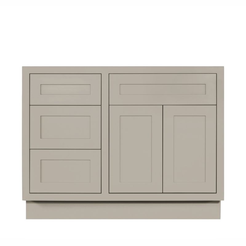 D7-VSD4221L Tuscan Gray Vanity Sink Base drawer  42" Left