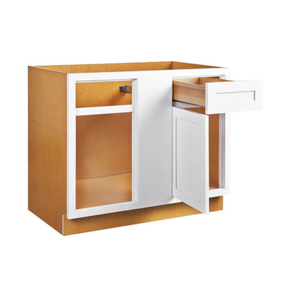 D1-BBC42 Snow White Blind base Cabinet 42