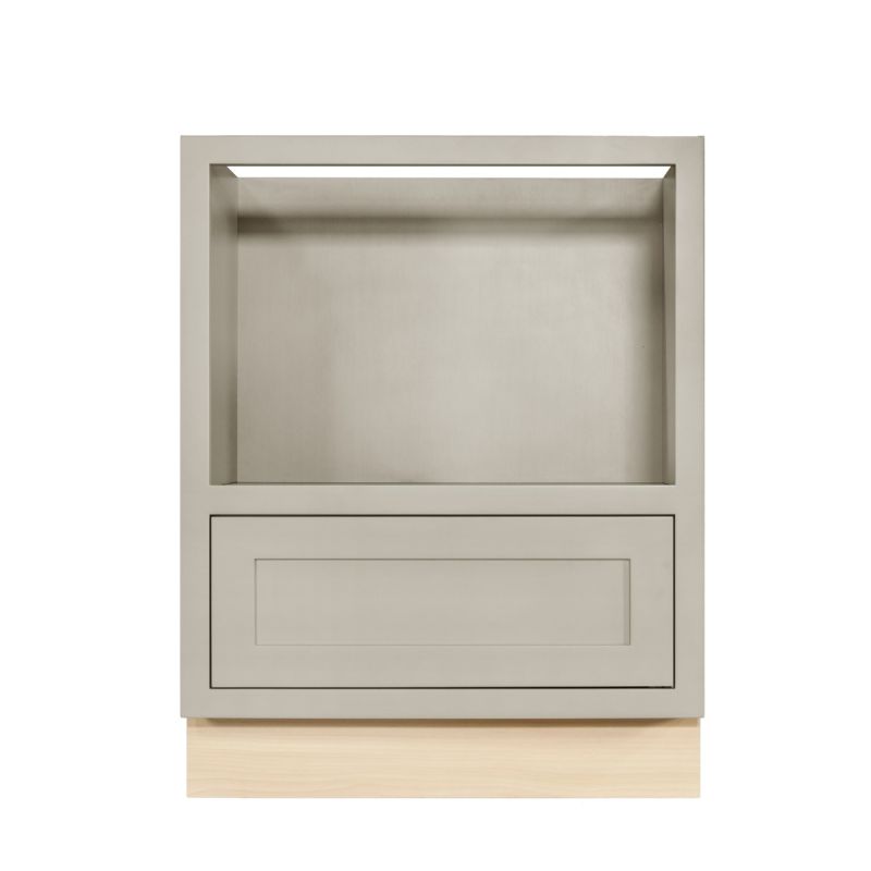 D7-BMC27 Tuscan Gray Base Microwave Cabinet 27"