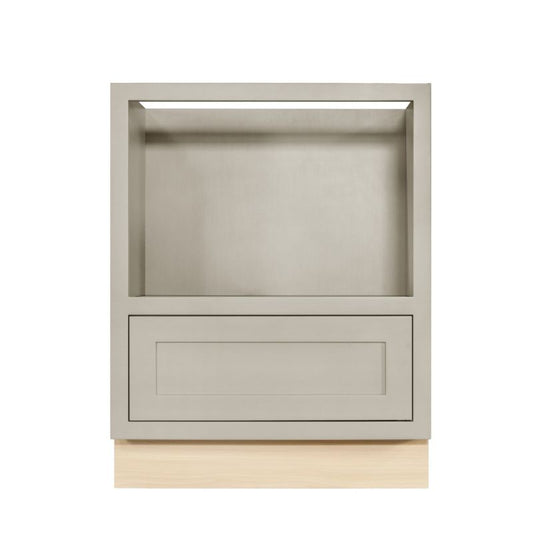 D7-BMC27 Tuscan Gray Base Microwave Cabinet 27"