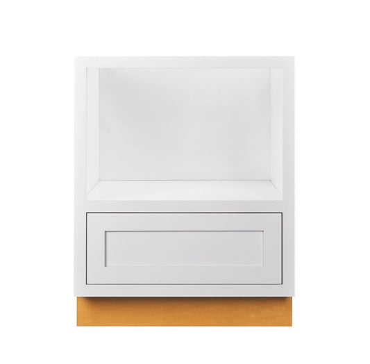 D1-BMC27 Snow White Base Microwave Cabinet 27"