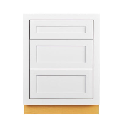 D1-DB24 Snow White Drawer Base 24"