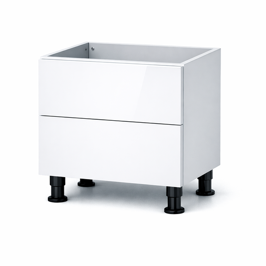 GW-DB36-2 Glossy White Drawer Base 36"
