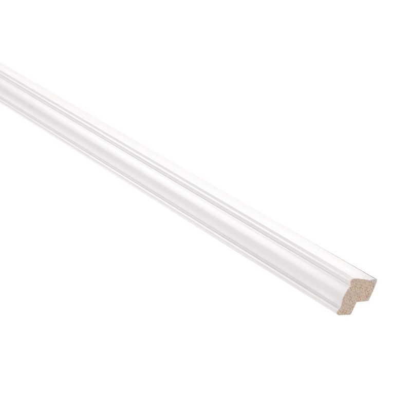 D-1 Snow White Light Rail Molding