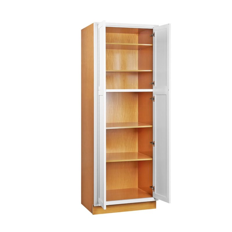 D1-PC2484 Snow White Pantry Cabinet 24" x 84"
