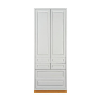 D5-PDC3693 Vintage White Pantry Drawer Cabinet 36"x 93"