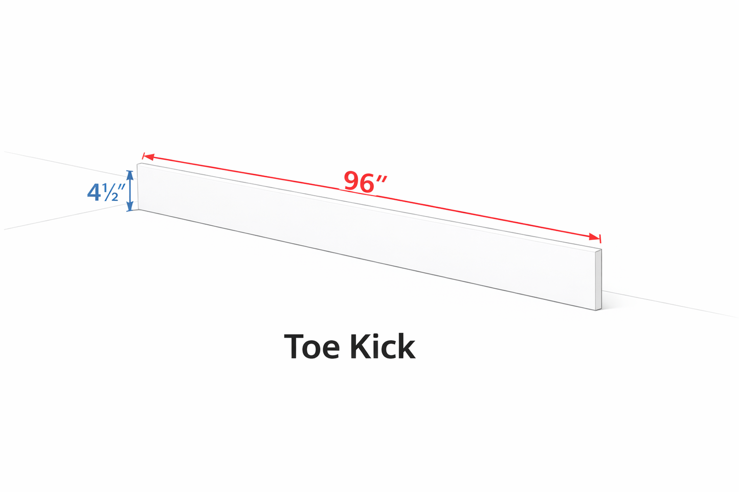 PWS-Tk8 Premium White Toe Kick