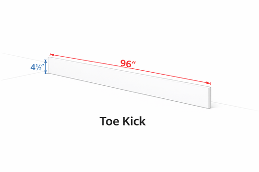 PWS-Tk8 Premium White Toe Kick