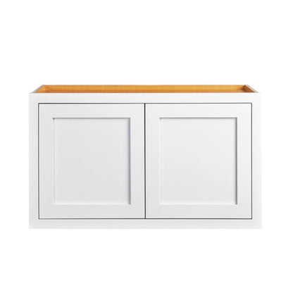 D1-W301814 Snow White Wall Bridge Cabinet 30" x 18" x 14"