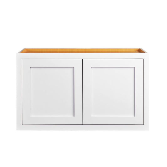 D1-W361214 Snow White Wall Bridge Cabinet 36" x 12" x 14"