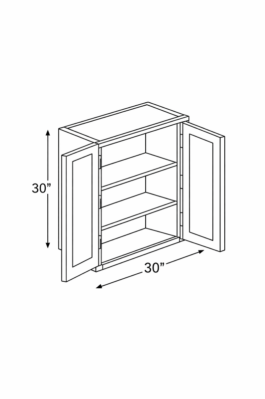 PWO-W3030 Premium White Oak Wall 30"x30"