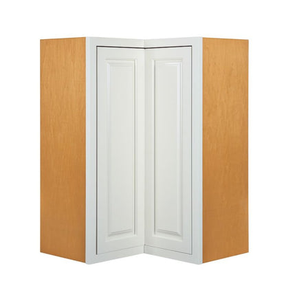 D5-WAC273914 Vintage White Wall Angled Cabinet 27" x 39"