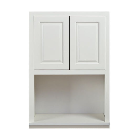 D5-WMC2739 Vintage White Wall Microwave Cabinet 27" x 39"