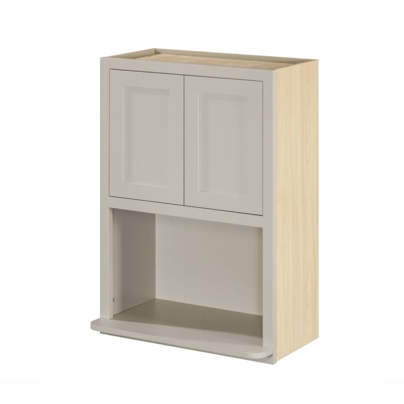 D7-WMC2730 Tuscan Gray Wall Microwave Cabinet 27" x 30"