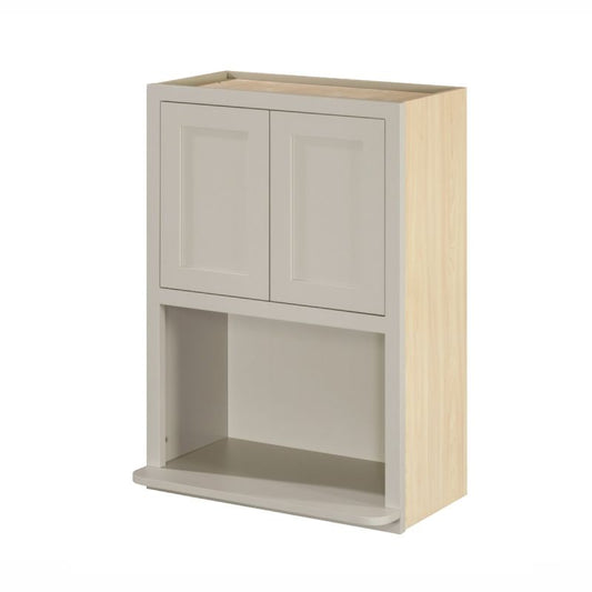 D7-WMC2730 Tuscan Gray Wall Microwave Cabinet 27" x 30"