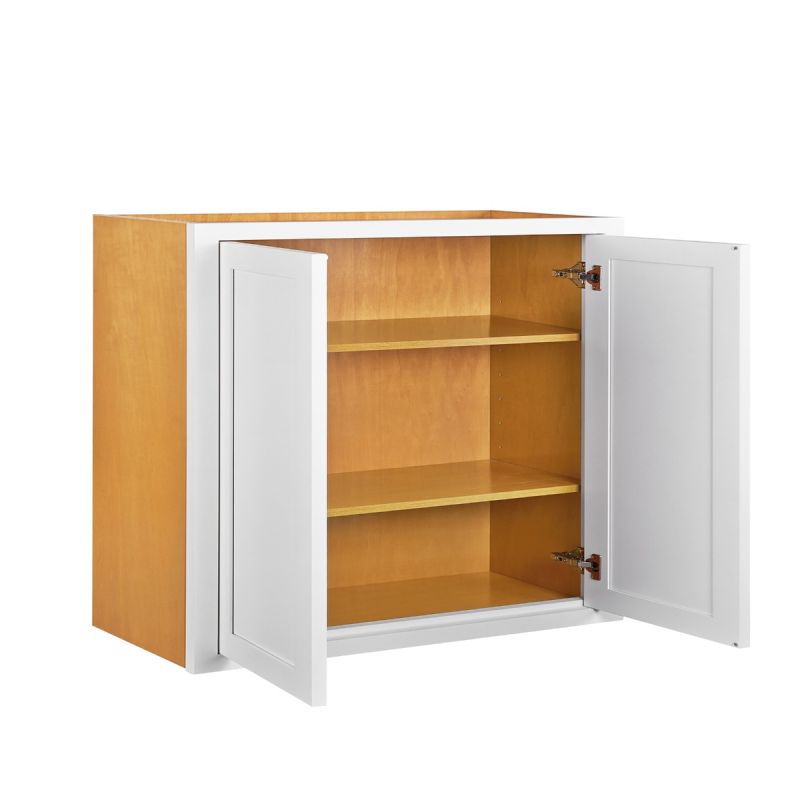 D1-W3030 Snow White Wall Cabinet 30" x 30"