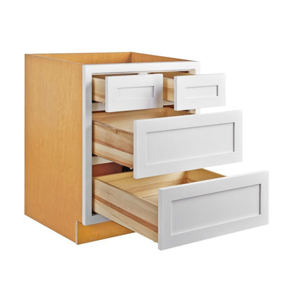 D1-DB30 Snow White Drawer Base 30"