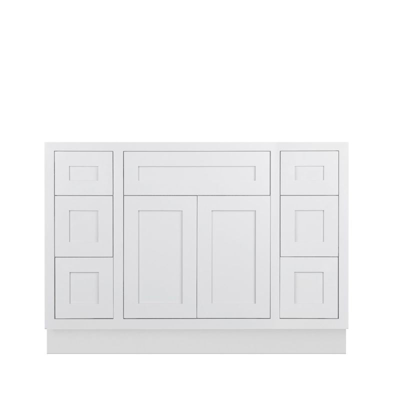 D1-VSD4821 Snow White Vanity Sink Base 48"